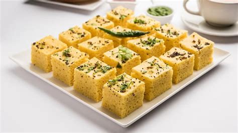  Khaman Dhokla: Ein fluffiger, würzig-saurer Genuss aus der Streetfood-Hauptstadt von Gujarat!