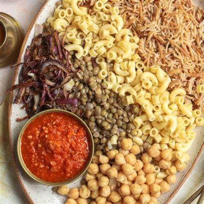  Kushari – Ein unwiderstehliches Zusammenspiel aus scharfen Gewürzen und cremiger Linsenbrühe!